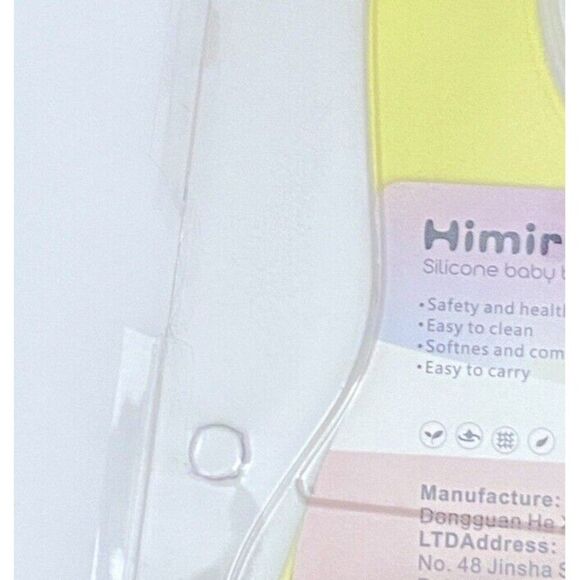 Silicone Bib Feeding With Spoon New Babies And Toddlers - Picture 3 of 3